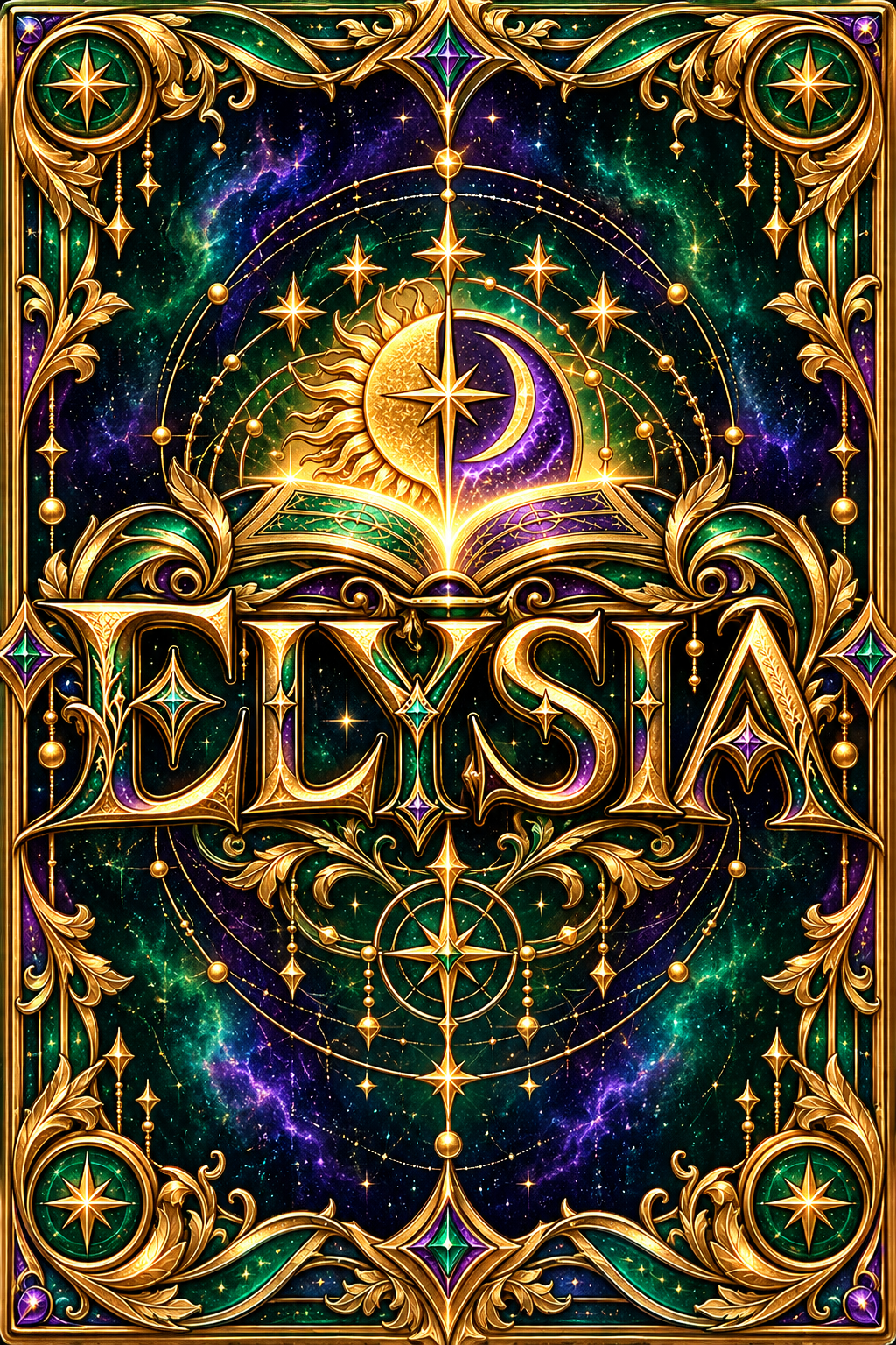Verso oficial das cartas Elysia